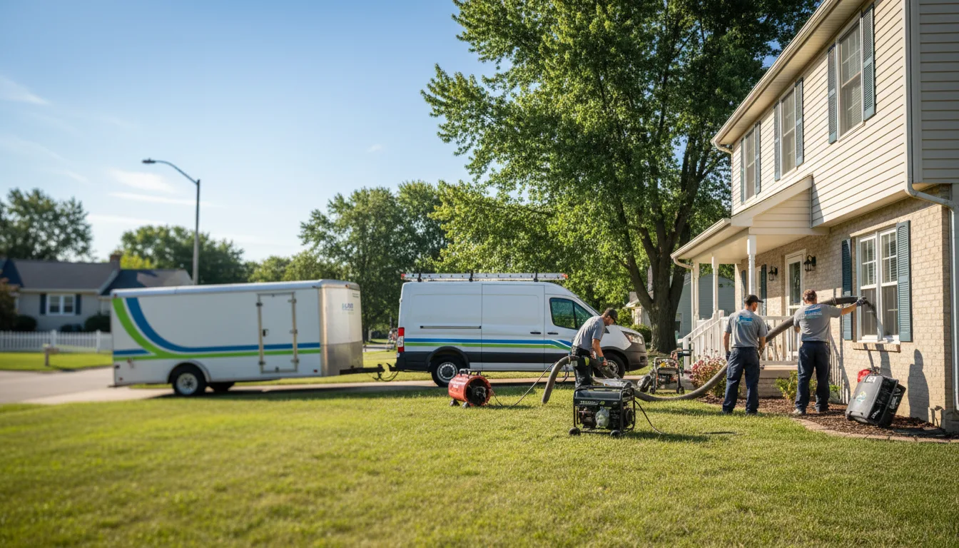 Flooded Basement Restoration And Cleanup With Repair in Republic, MI near me